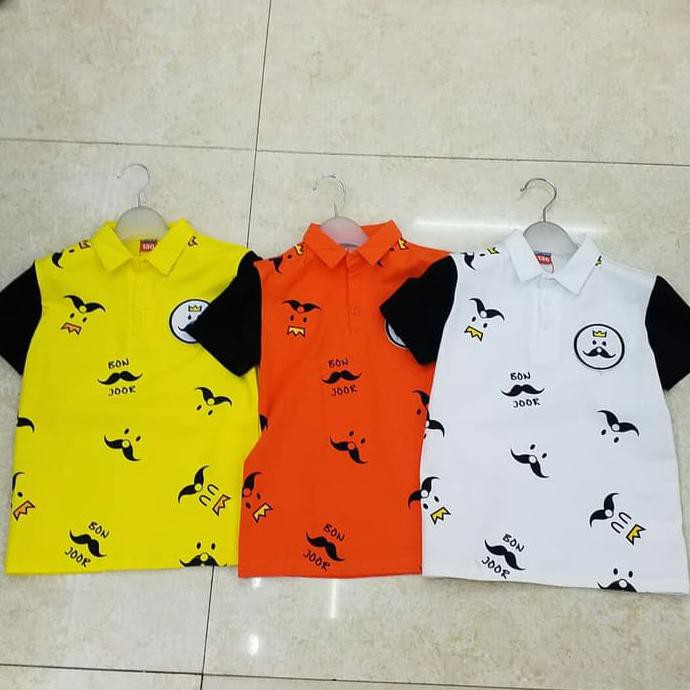 Toko Pakaian Anak Terupdate pakaian anak tanggung laki import kemeja kaos kuning bon joor yellow