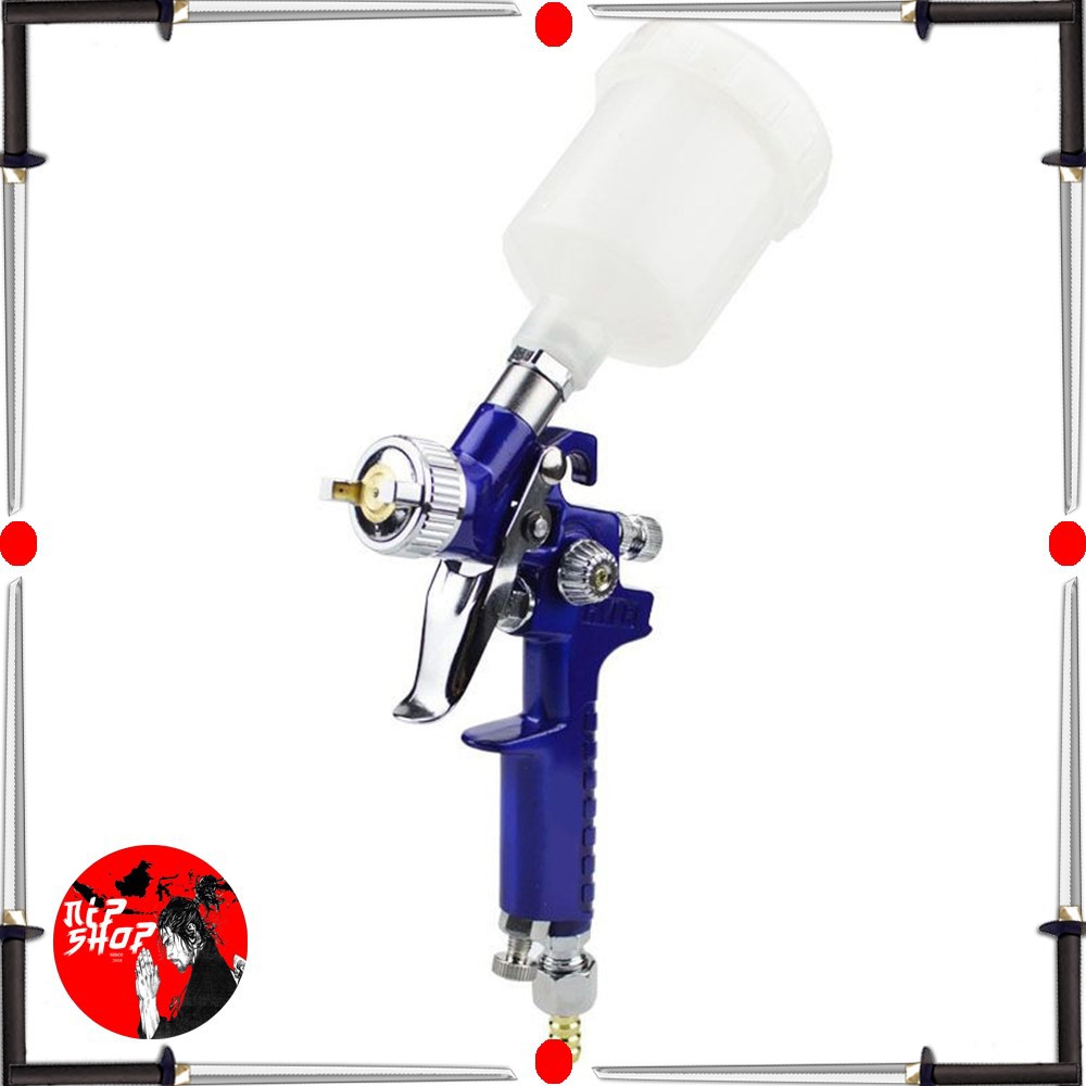 Professional Spray Gun Nozzle HVLP Airbrush 1.0mm - Blue