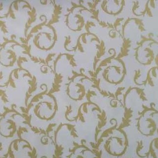 Wallpaper Sticker  5248 - Kuning Batik Melingkar  / Wallpaper New 2021 / Ukuran 9mx45cm