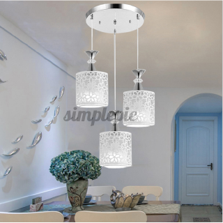 Ready Stock Modern Ceiling Light Flower Petal Led Pendant Lamp Dining Room Chandelier New High Shopee Indonesia