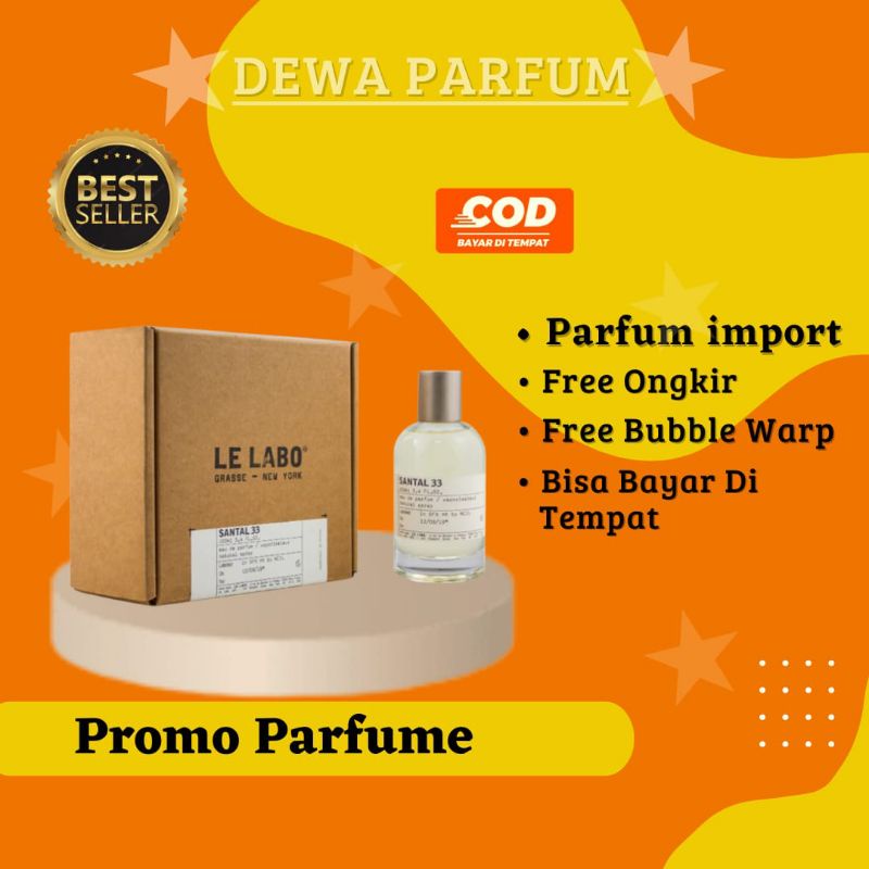 PARFUM LE LABO SANTAL 33 ORIGINAL PARFUM 100ml