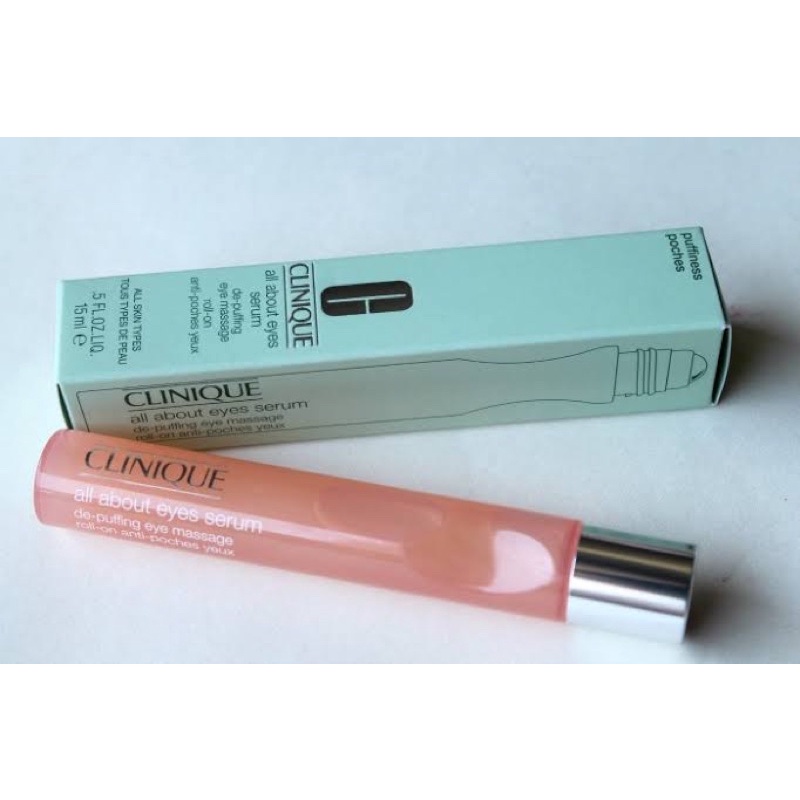 CLINIQUE - All About Eyes Serum De-Puffing Eye Rollerball - CLINIQUE Eye Serum