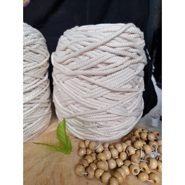 1Kg Tali Macrame - Benang Katun Macrame 4Mm