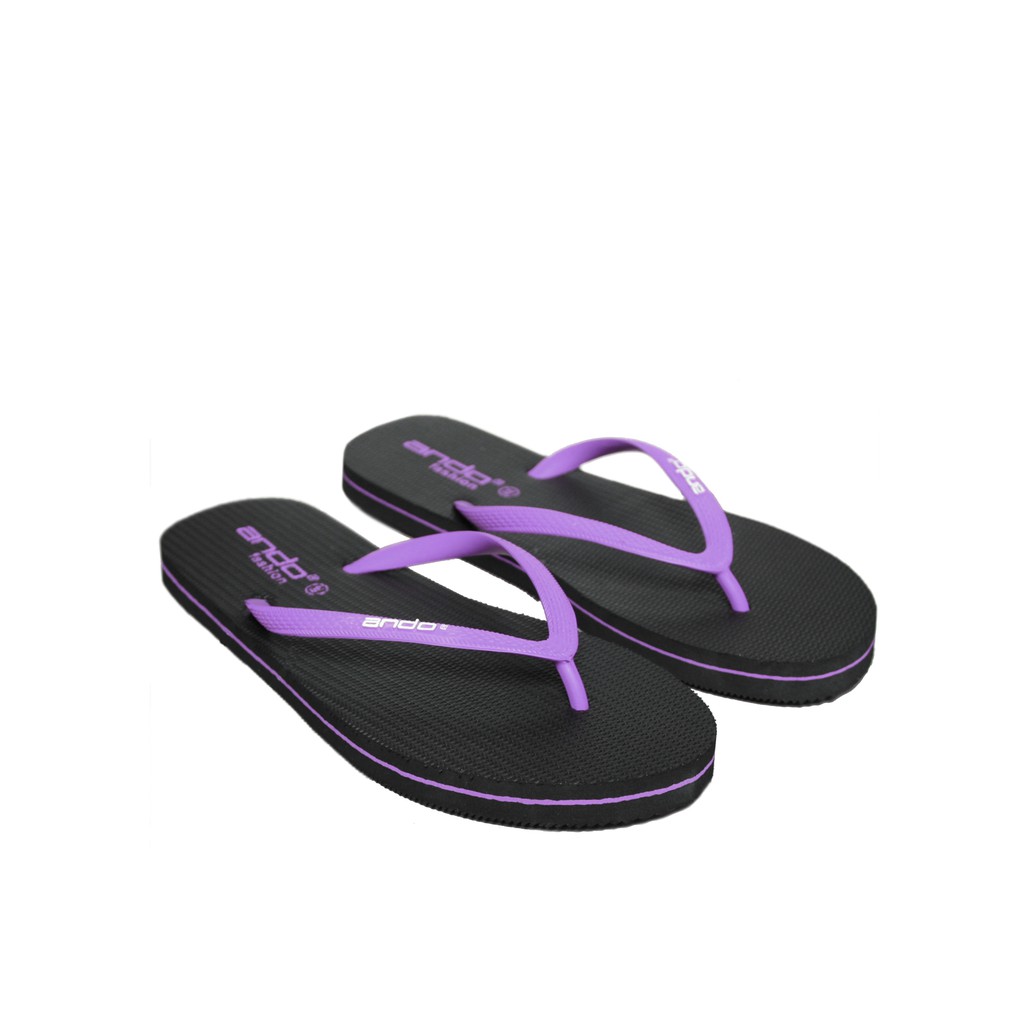 ANDO OFFICIAL - Sendal Jepit Wanita / Sandal Jepit Ando Hawaii in Deep Purple