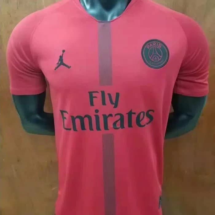 JERSEY BOLA PSG JORDAN RED 2018/2019 GRADE ORI import