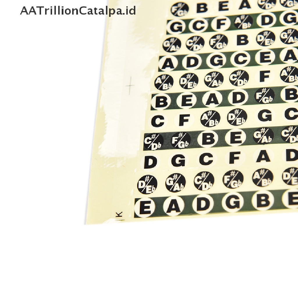 Aatrillioncatalpa Stiker Label Fretboard Gitar Untuk Belajar