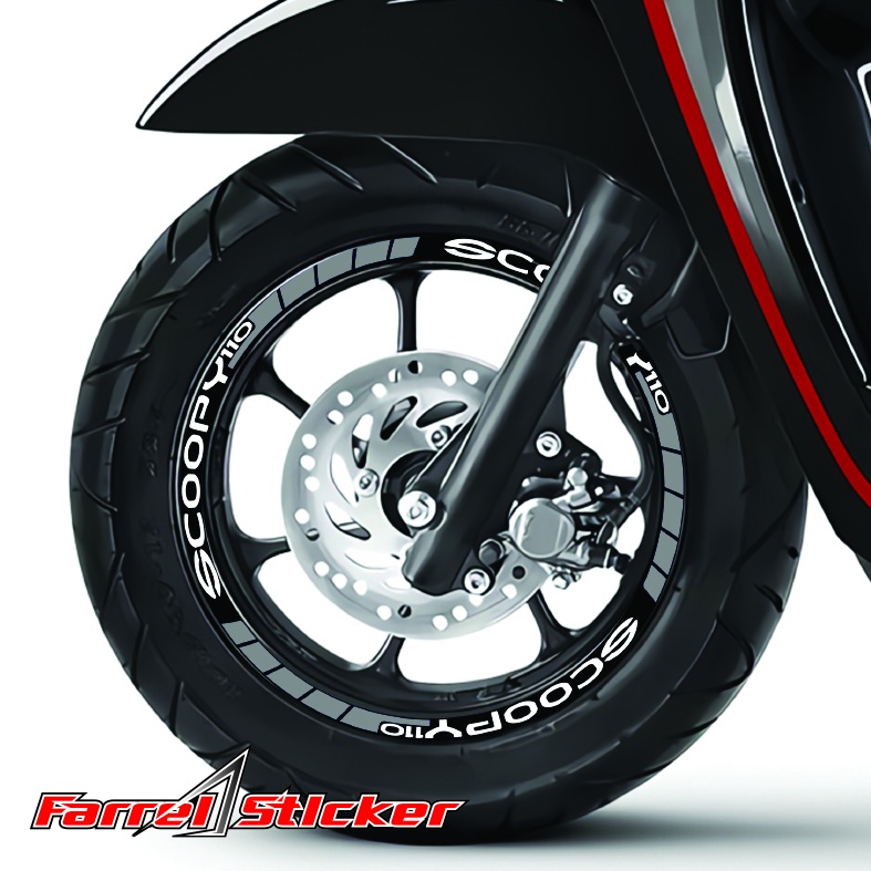 stiker velg sticker velek scoopy black 2