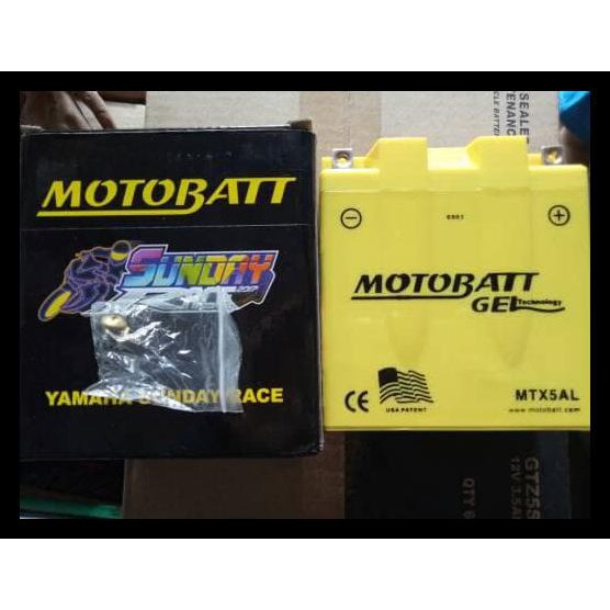 Aki Motor Motobatt MTX5AL original