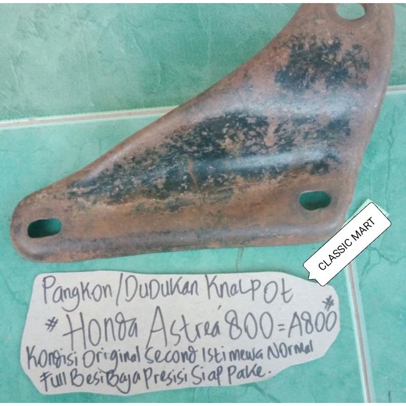 PANGKON DUDUKAN KNALPOT HONDA ASTREA 800 A800 ASDAP ORIGINAL