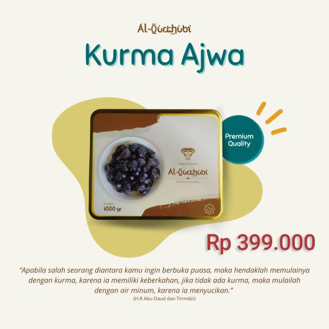 

Kurma Ajwa 1000Grm Premium / Al Qurthubi Lapaklaris389