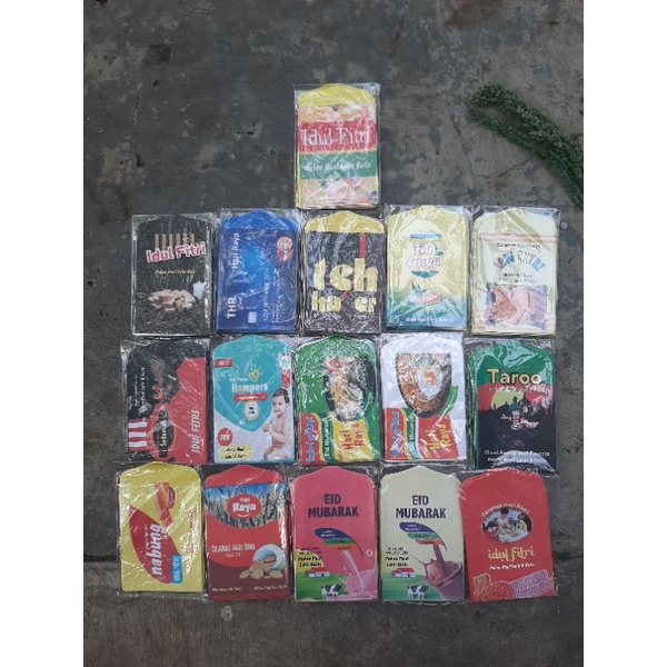 

Amplop angpao THR lebaran kekinian lucu unik murah motif snack ukuran lebih besar uang cukup sekali lipat