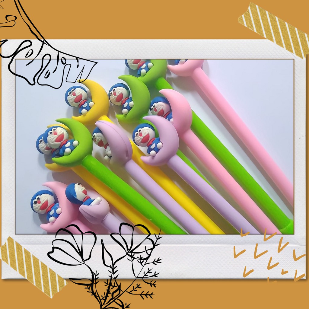 

Gel Pen Karakter Doraemon Bulan Tinta Tipis 0.38 mm