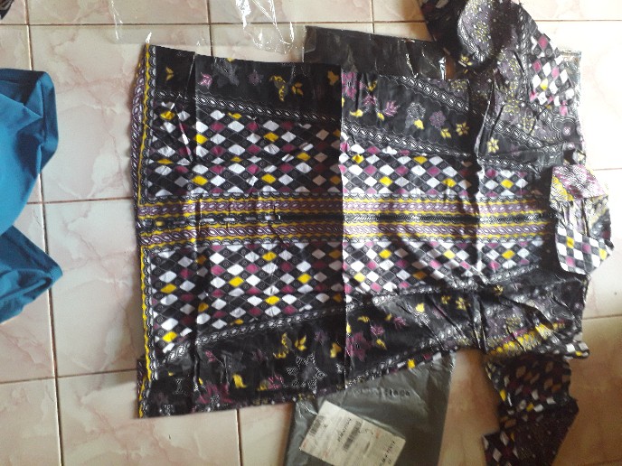 Batik Tunik Wanita Modern Riskyma M L Xl Xxl Jumbo Ld120
