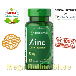 Solgar Zinc 50 Mg 100 Tablets Shopee Indonesia