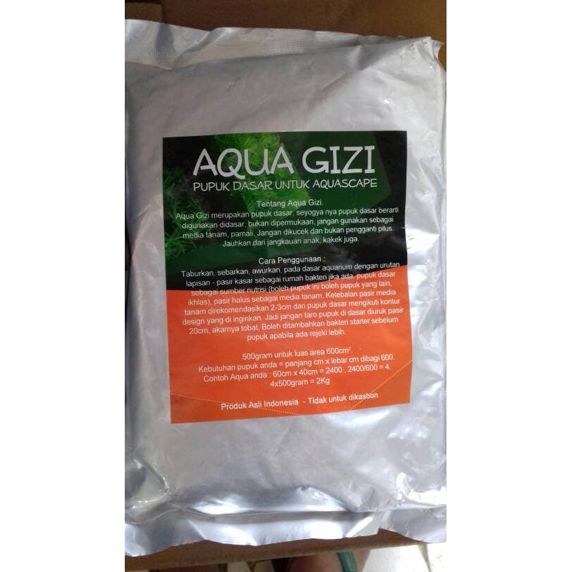 Pupuk Dasar Aqua Gizi