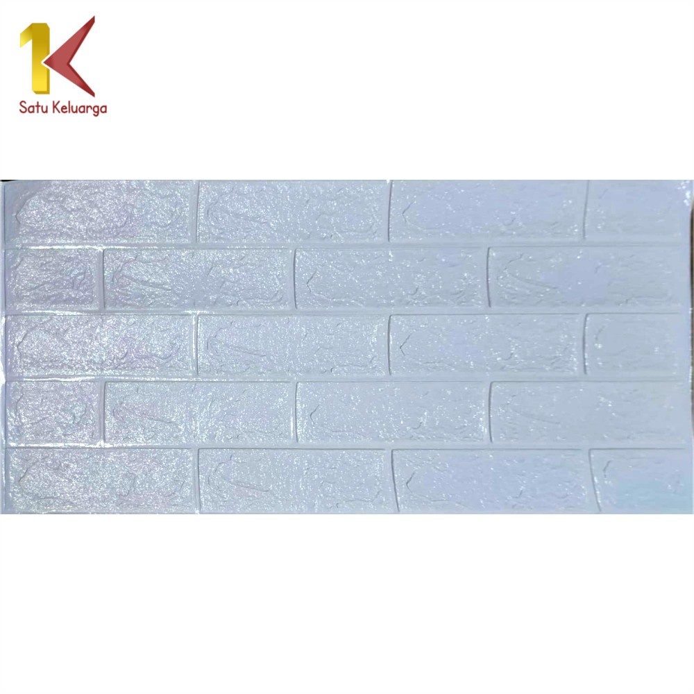 Satu Keluarga Walpaper Stiker Dinding Dekorasi Kamar C206 Wallpaper Dinding Foam 3D Kecil Motif Batu Bata-Batu Bata UNGUMUDA
