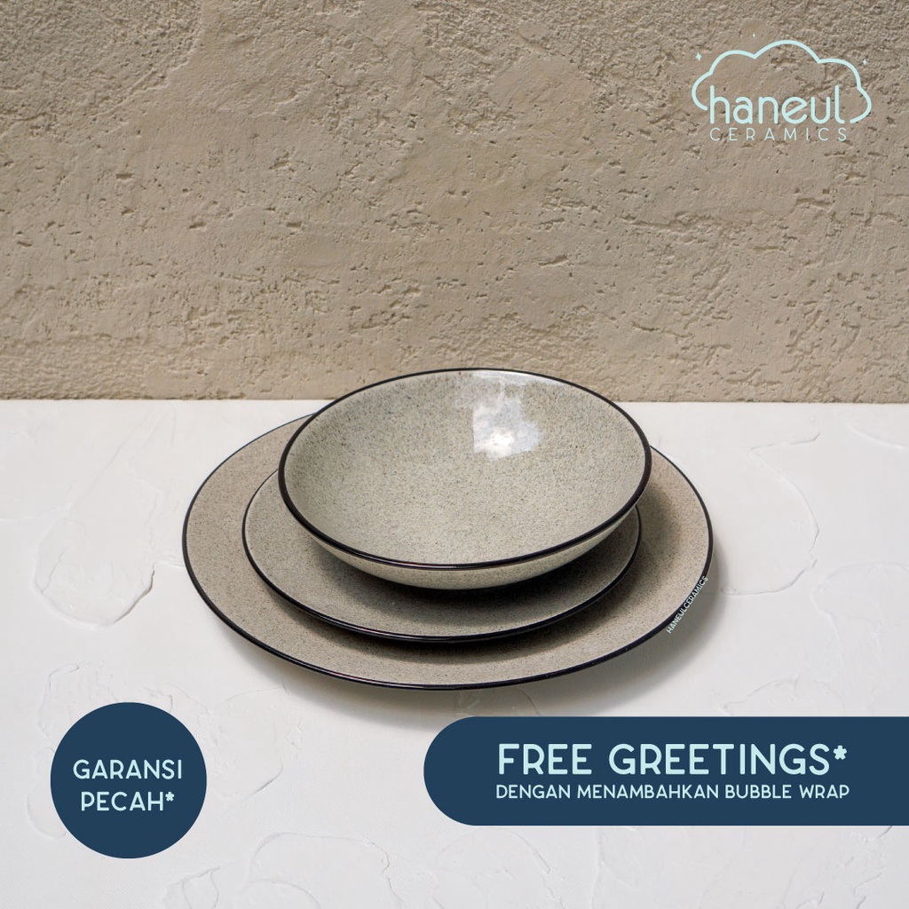 Paris Dinnerware Set | Piring Keramik Aesthetic | Gift Set