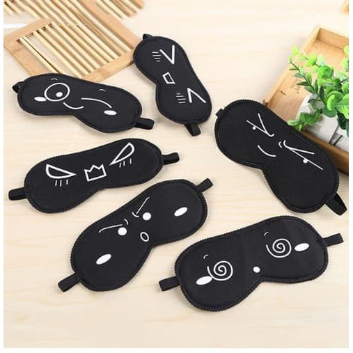 Kaca mata tidur Sleeping Eye Mask Black