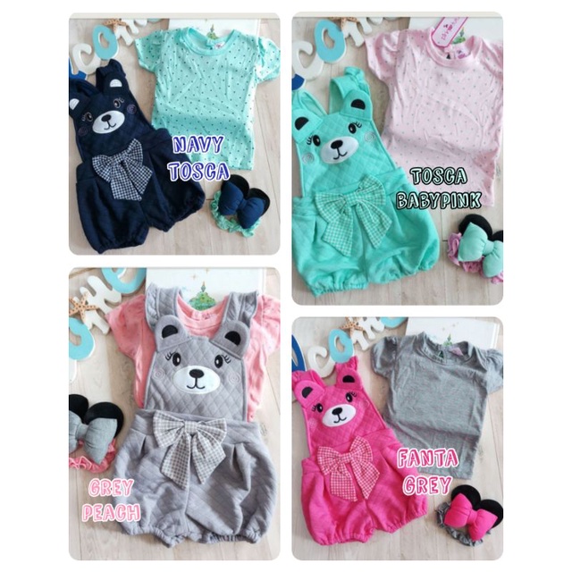 [0-18 bulan] Setelan bayi GI103 Baju bayi Perempuan Celana kodok Jumpsuit overall / Setelan Overall Anak Perempuan lucu FREE BANDO / SETELAN BAJU KAOS DAN OVERALL KODOK MOTIF UNICORN LUCU BESTSELLER FASHION ANAK BAYI CEWEK PERGI JALAN