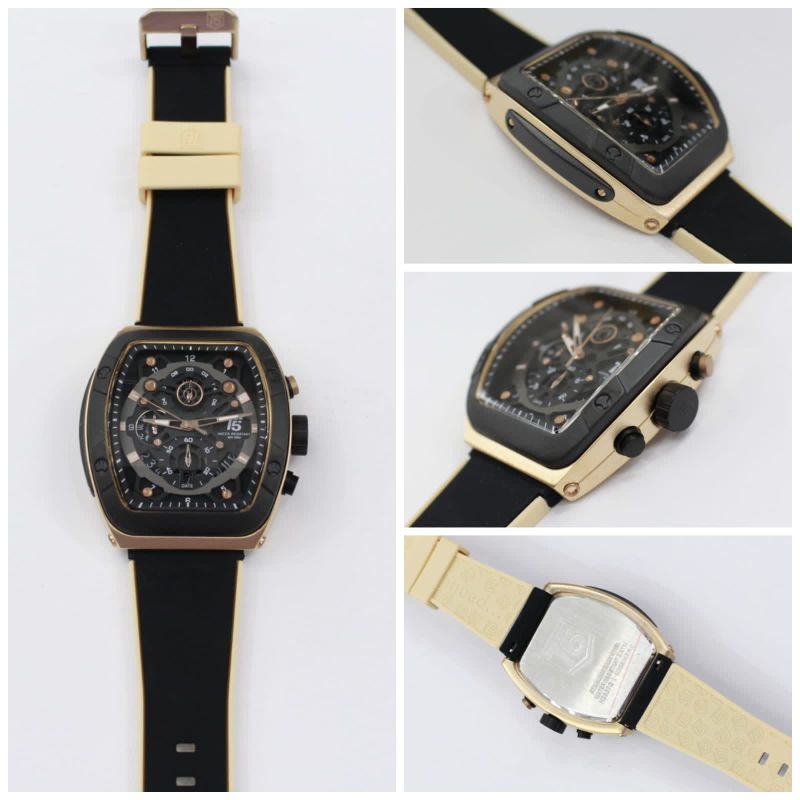 new termurah Jam Tangan Pria T5 H3857 3857 Original Rubber Chrono Watch