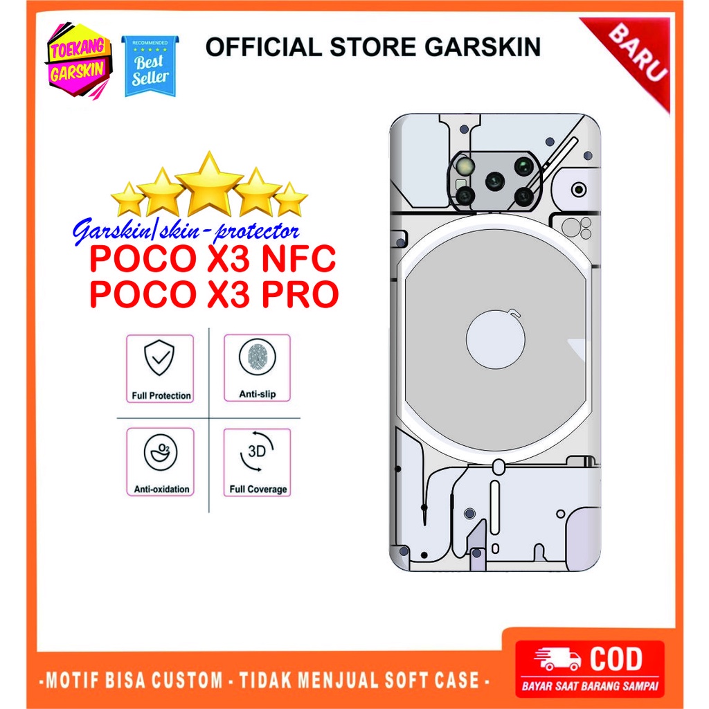 COD PROMO GARSKIN POCO X3 NFC NOTHING PHONE- GARSKIN POCO X3 PRO MOTIF NOTHING PHONE