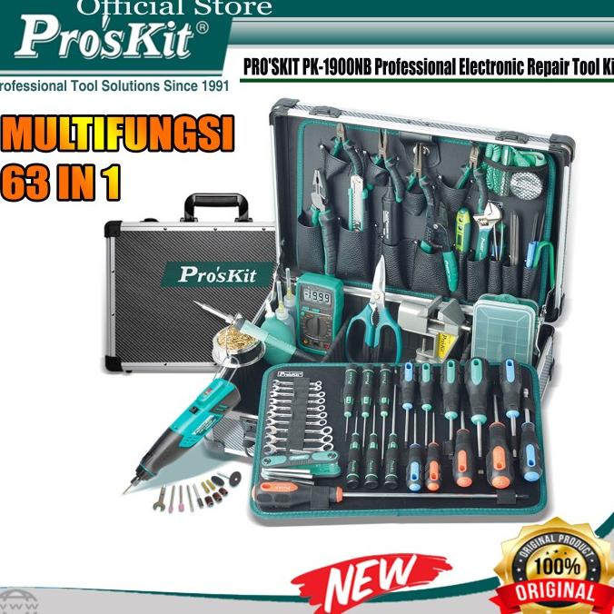 PROSKIT PK-1900NB Profesional Tool Set Elektronik Toolkit Electrical