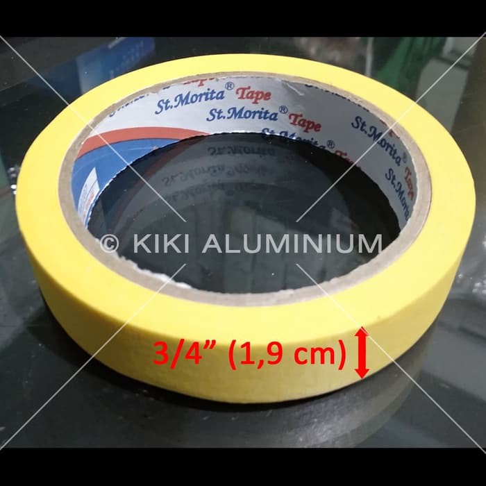 

Lakban Kertas (Masking Tape) St. Morita - 3/4" (1,9 cm) - Warna Kuning