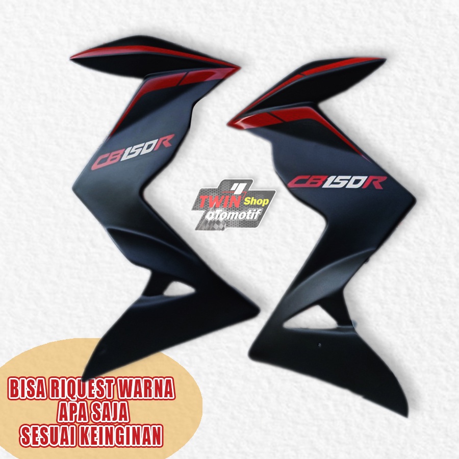 FAIRING NEW CB150R STREETFIRE BODY FAIRING NEW CB150R HALF FAIRING NEW CB150R STREETFIRE HITAM