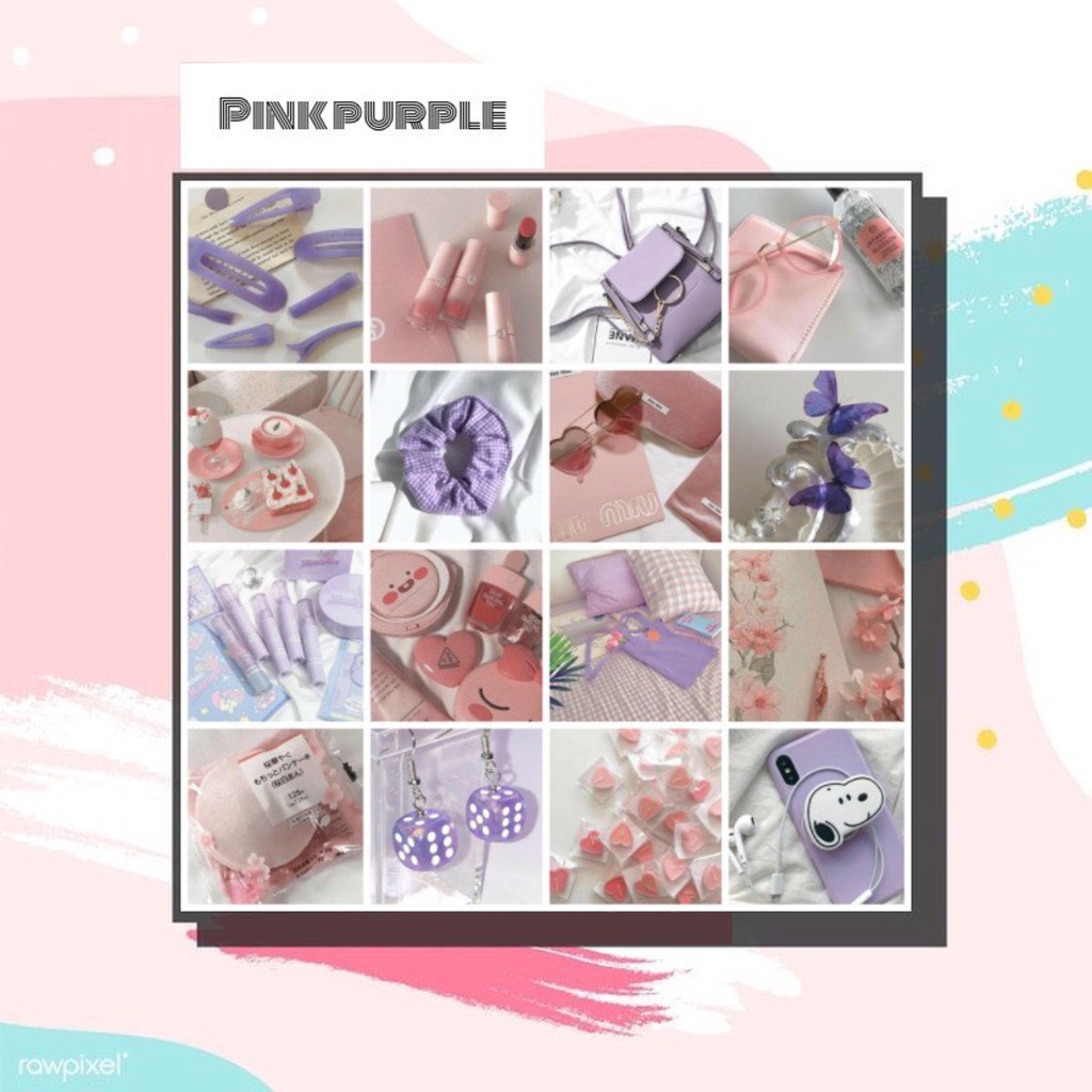 Poster aesthetic, Poster Dinding Kamar aesthetic, 16 Poster A5/A4 COD