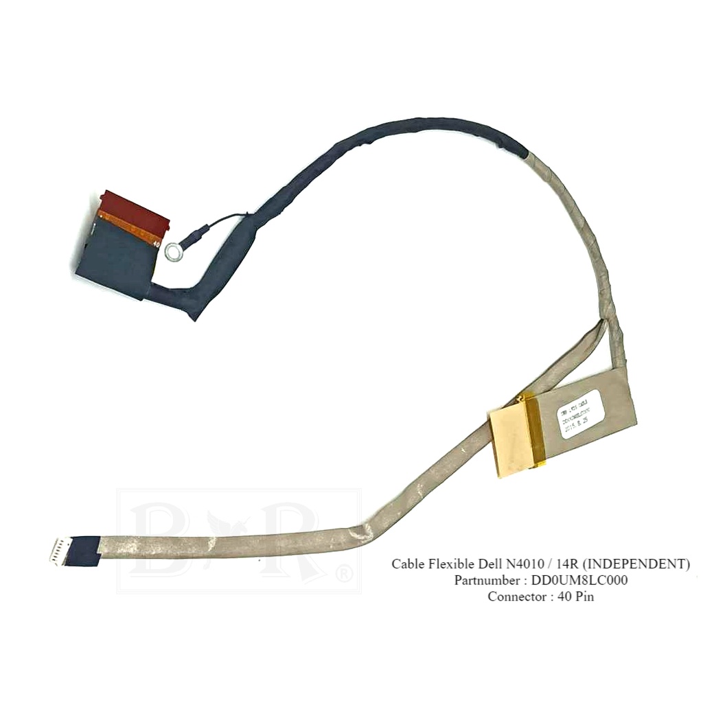 DELL LVDS KABEL FLEXIBEL LCD LED FOR INSPIRON 14R N4010 INDEPENDENT (40PIN)