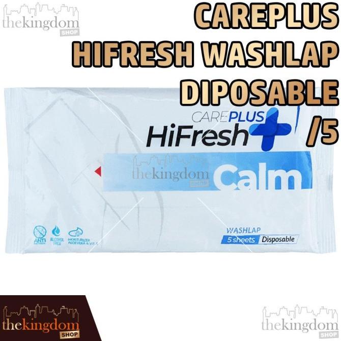 Careplus Hifresh Washlap Disposable Waslap Wash Cloth Tissue Wipes