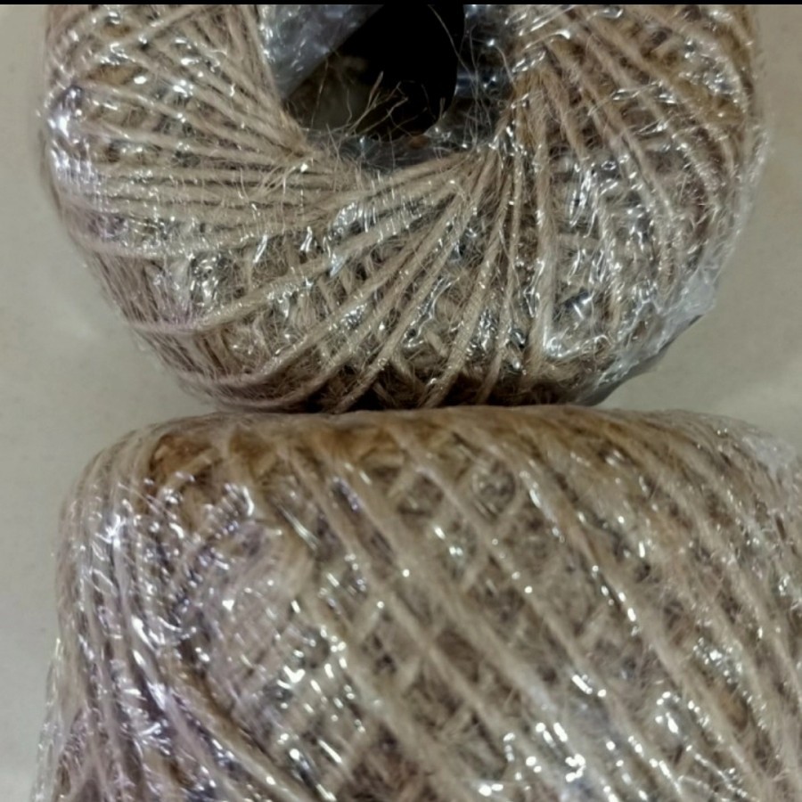 

Tali Rami Tali Goni Tali Kanvas Tali Serat Hemp Ball Roll Besar 100 Gr