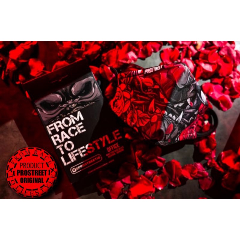 MASKER PROSTREET BLOOD FLOWER V2 NEW