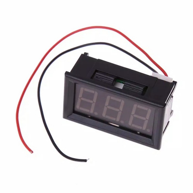 Voltmeter AC 220 Volt Digital Led 50V-500V Untuk Panel Listrik DLL