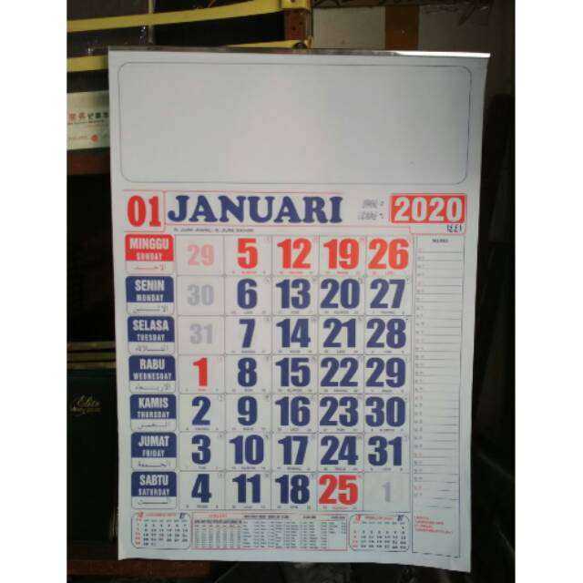 

Kalender Kerja Angka Standar Arab Th 2020