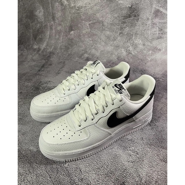 Nike Air Force 1 White Black 100% Original Resmi Nike