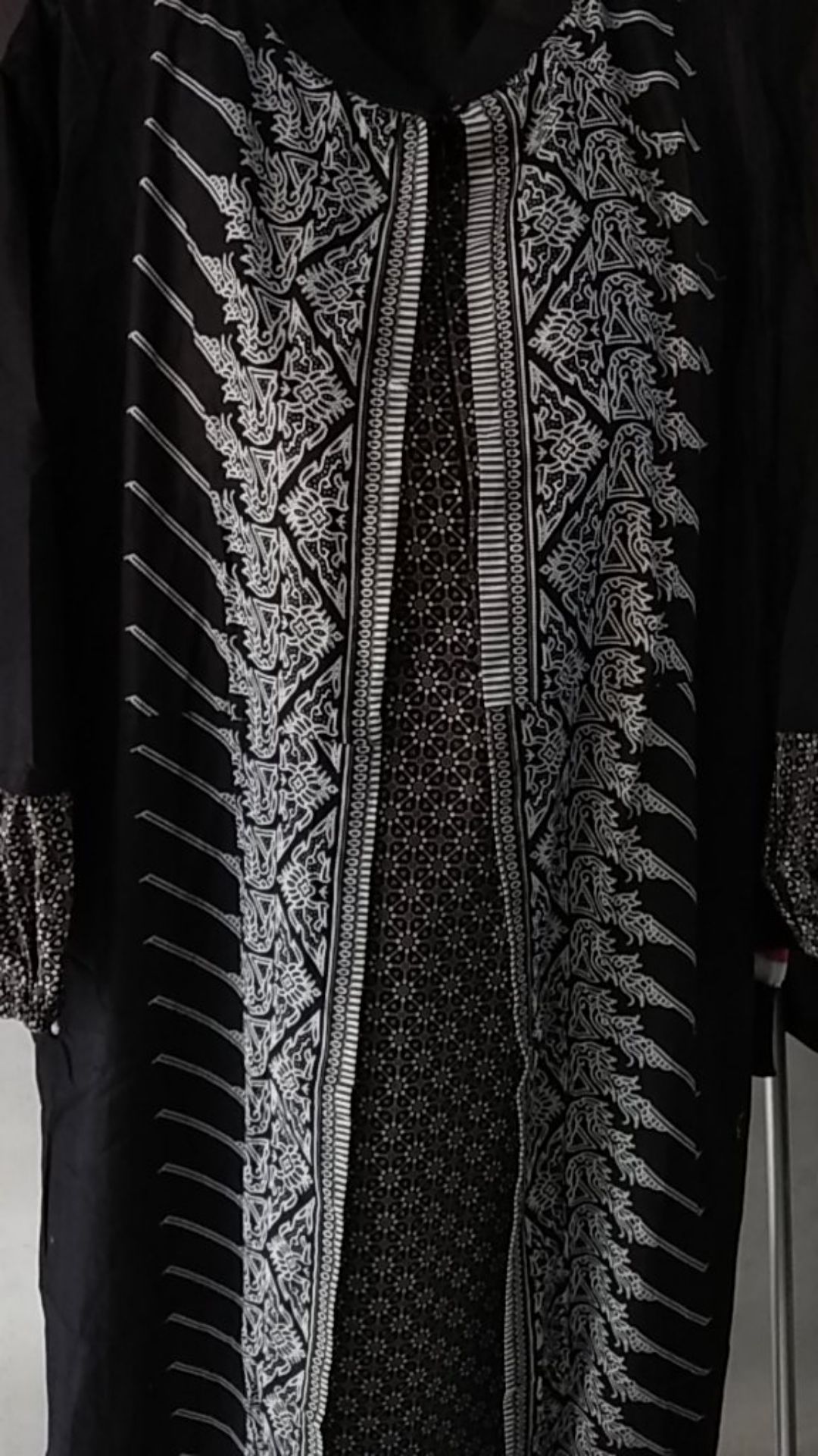 Ms Gamis Batik Sriwedari Maxi Bumil/busui Katun Sogan Allsize Ld 104