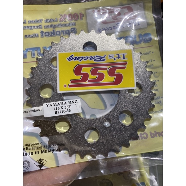 Gir Gear SSS Tripel S Belakang Yamaha Rx z king Jupiter Mx Vega 415 x 30 31 33 34 35 36 37 38 39 40-35
