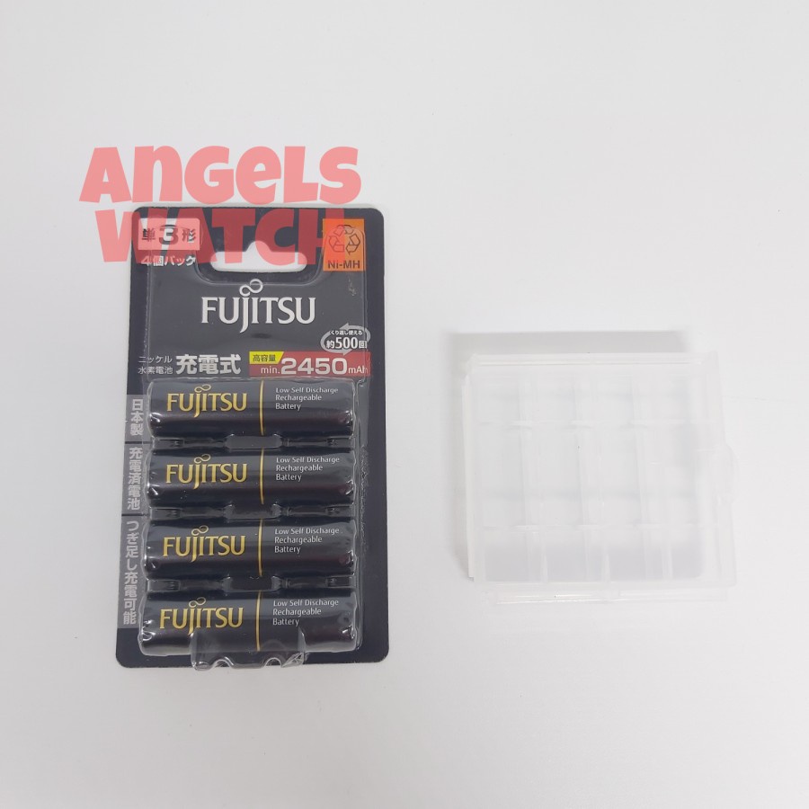 Baterai fujitsu AA 2450mAh-2500mAh rechargeable baterai free case