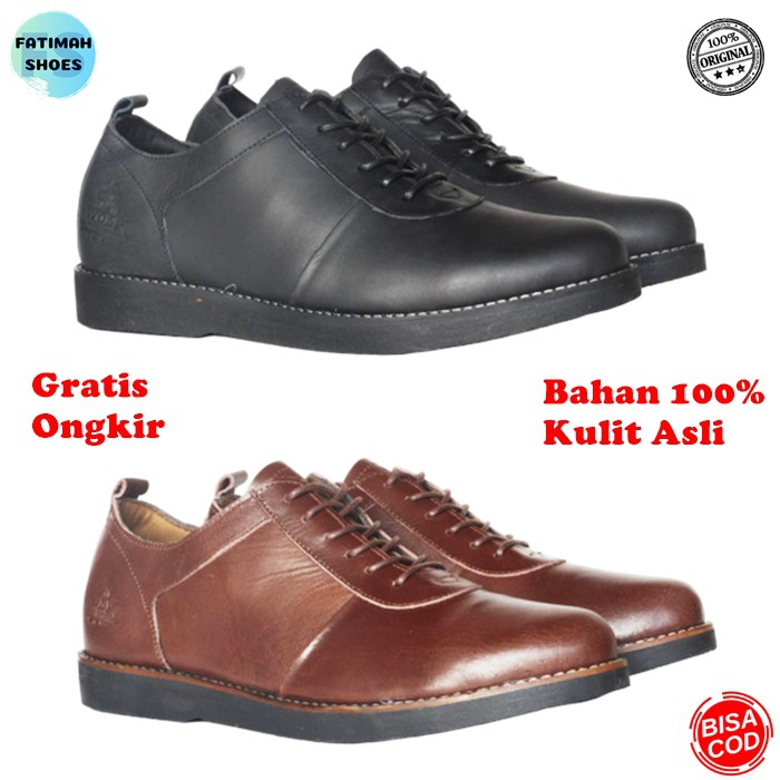 Sepatu Casual Pria Bahan Kulit Sepatu Formal Pria Sepatu Kulit Asli Pria Sepatu Kerja Kantor Pria