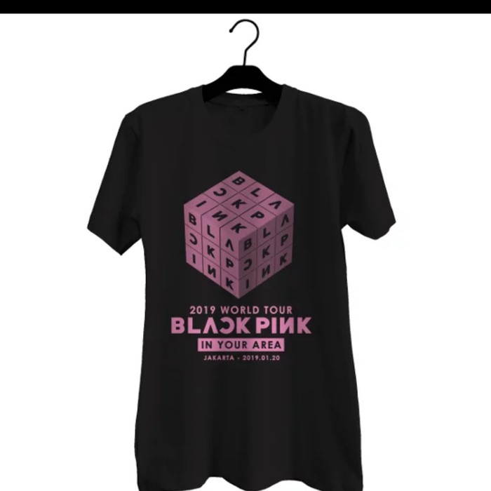 KAOS KEREN tshirt banu kaos blackpink tour Diskon