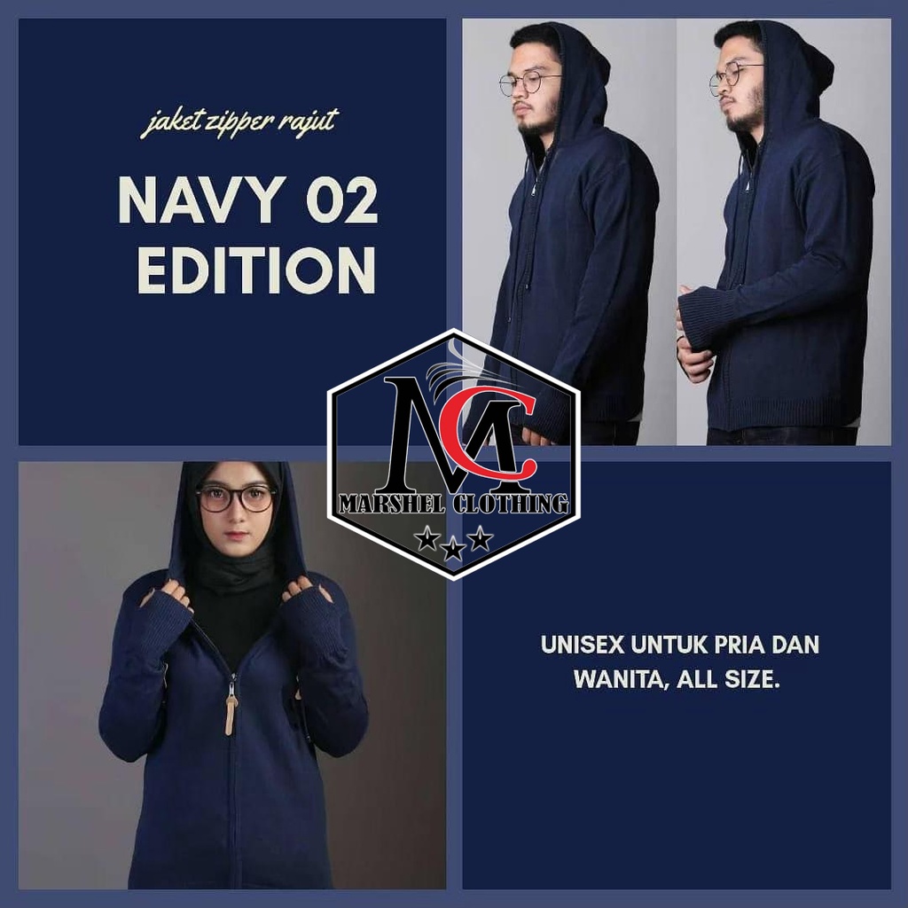 RCL - JAKET SWEATER RAJUT COUPLE POLOS - JAKET RAJUT PASANGAN ( HARGA SEPASANG )