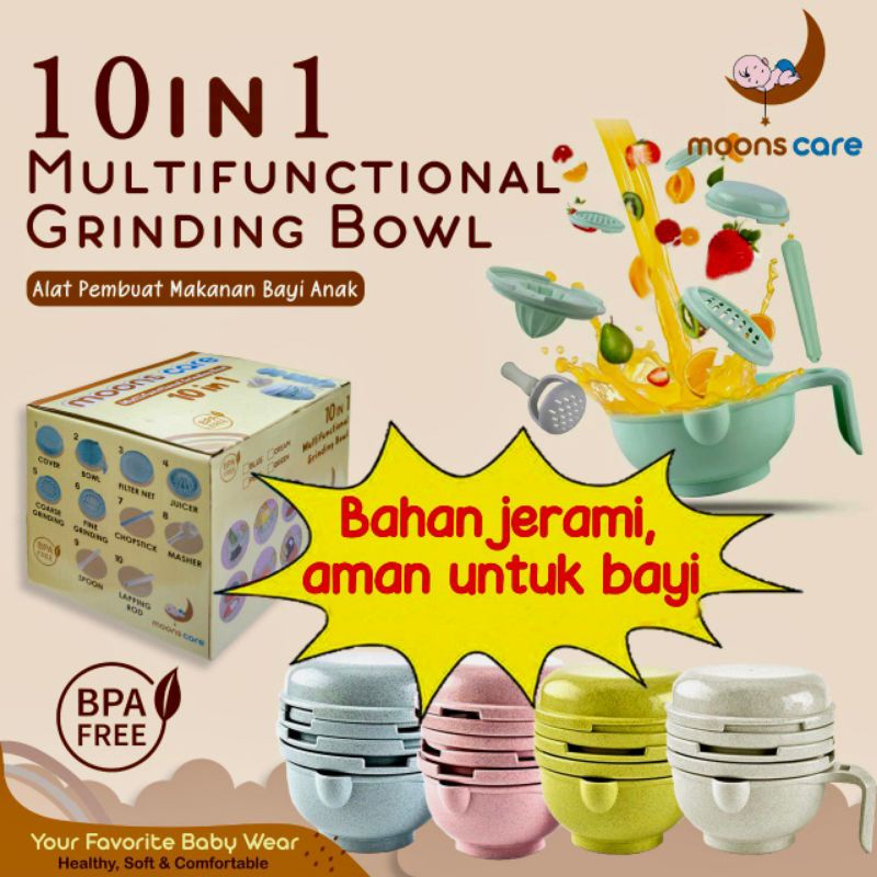 ALAT MPASI BAYI Baby Food Maker Grinding Bowl Alat GRINDING KIDDY Pembuat Makanan Bayi Anak 9pcs Grinder bayi makan Baby FoodALAT MPASI BAYI Baby Food Maker Grinding Bowl Alat Pembuat Makanan Bayi Anak 9pcs Grinder bayi makan  Baby Food Maker Grinding Bow