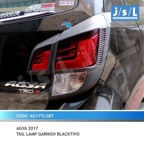 Garnish Lampu Belakang New AGYA 2017 Blacktivo