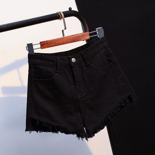  Celana  Pendek  Slim Casual Gaya Eropa Bahan Jeans  Denim 