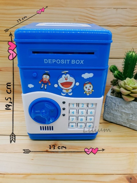 Celengan ATM Otomatis Brankas Deposit Safe Bank - ATM003 Hello kitty doraemon mainan anak