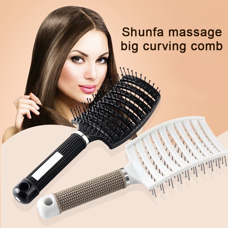 YIBER [ORI] Sisir Rambut Anti Rontok tidak merusak untuk rambut tebal Profesional salon Sayangi Rambut anda beli sekali untuk salamanya Sisir Comb Com Rambut Panjang Lembut  Detangling Hair Comb Brush - Y76 Sisir wanita dan Pria cewek dan cowok