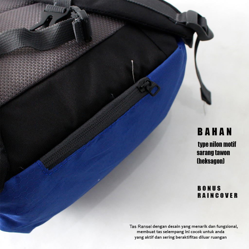 Tas Ransel Pria Elbrus Original - Tas Fashion Pria Tas Sekolah Tas Kuliah Tas Kerja