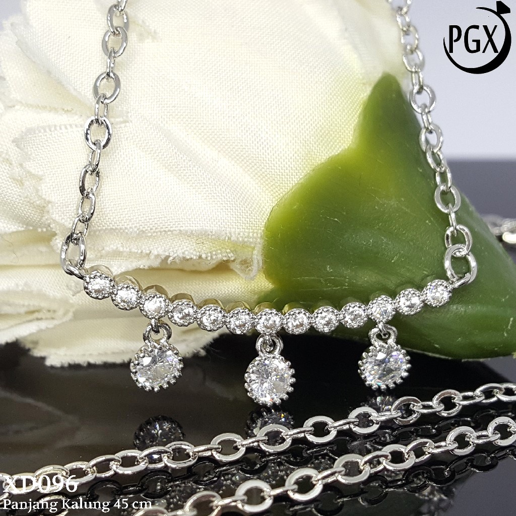 PGX Kalung Wanita Xuping Perhiasan Lapis Emas Aksesoris Fashion Premium - XD096