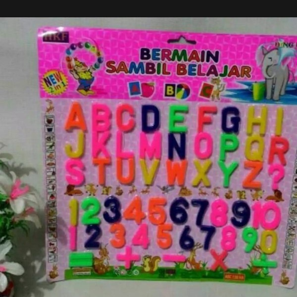 MAINAN ANAK ABJAD MAGNET MAINAN MAGNET KULKAS